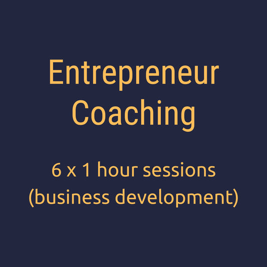6 entrepreneur coaching sessions (development)